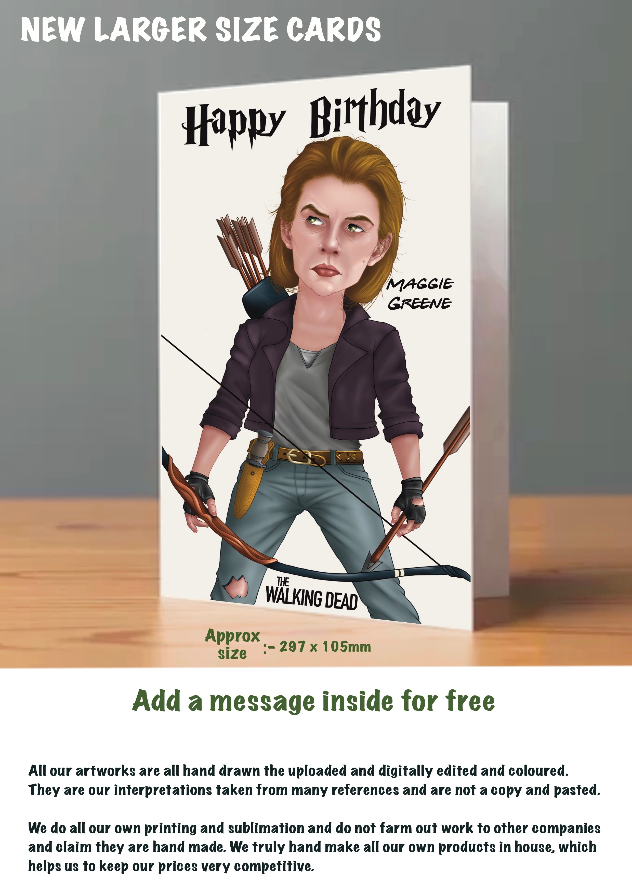 The Walking Dead Birthday Cards