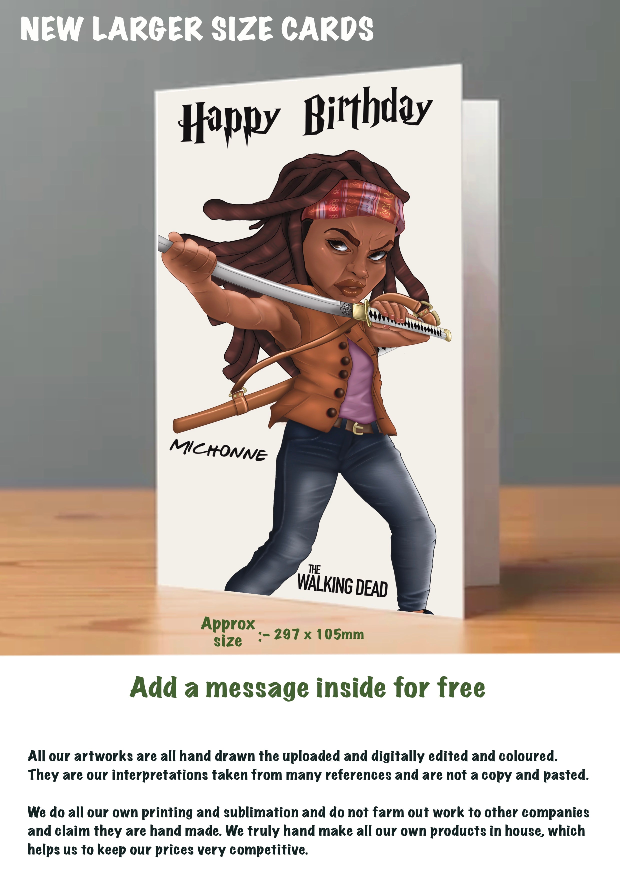 The Walking Dead Birthday Cards
