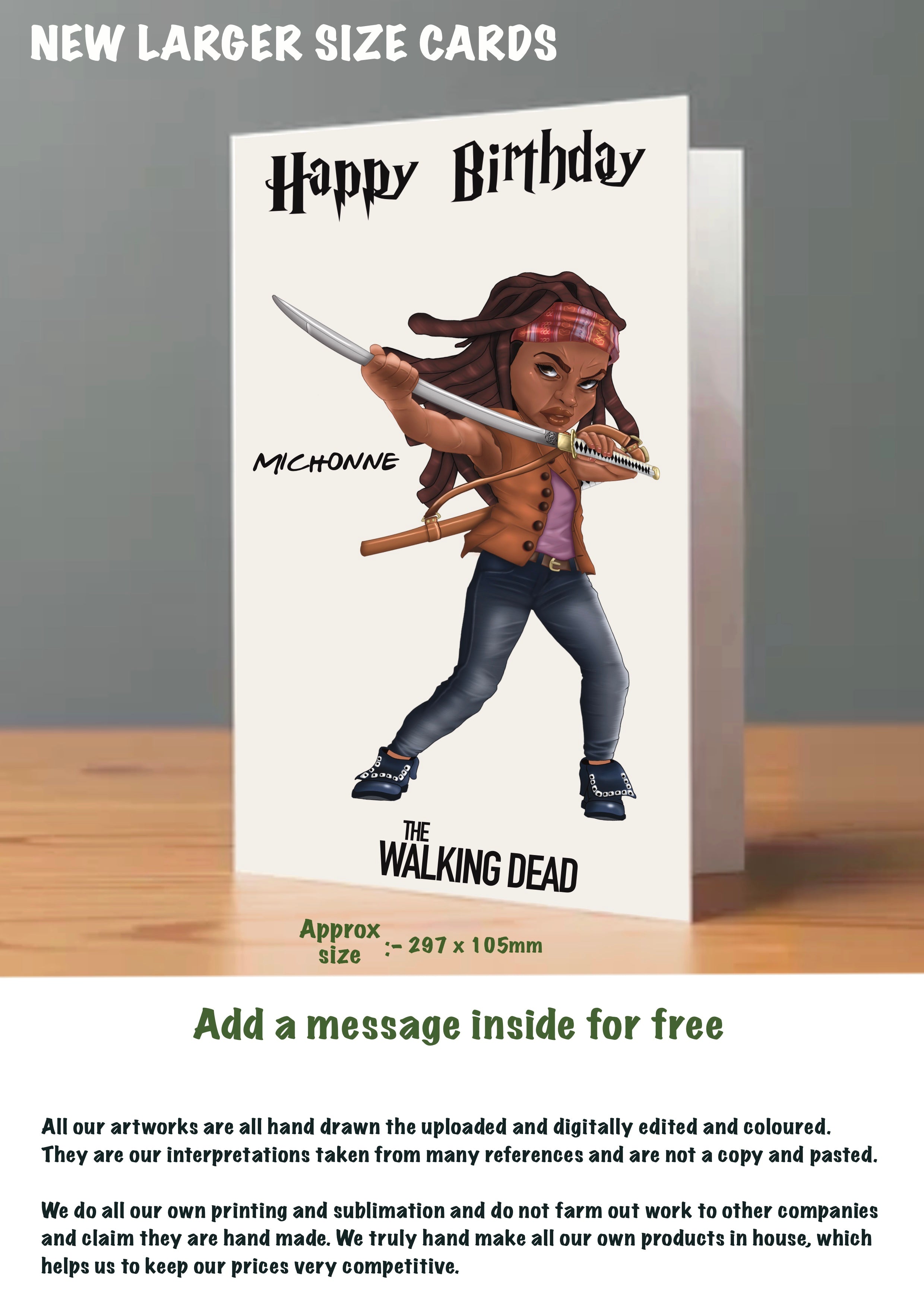 The Walking Dead Birthday Cards
