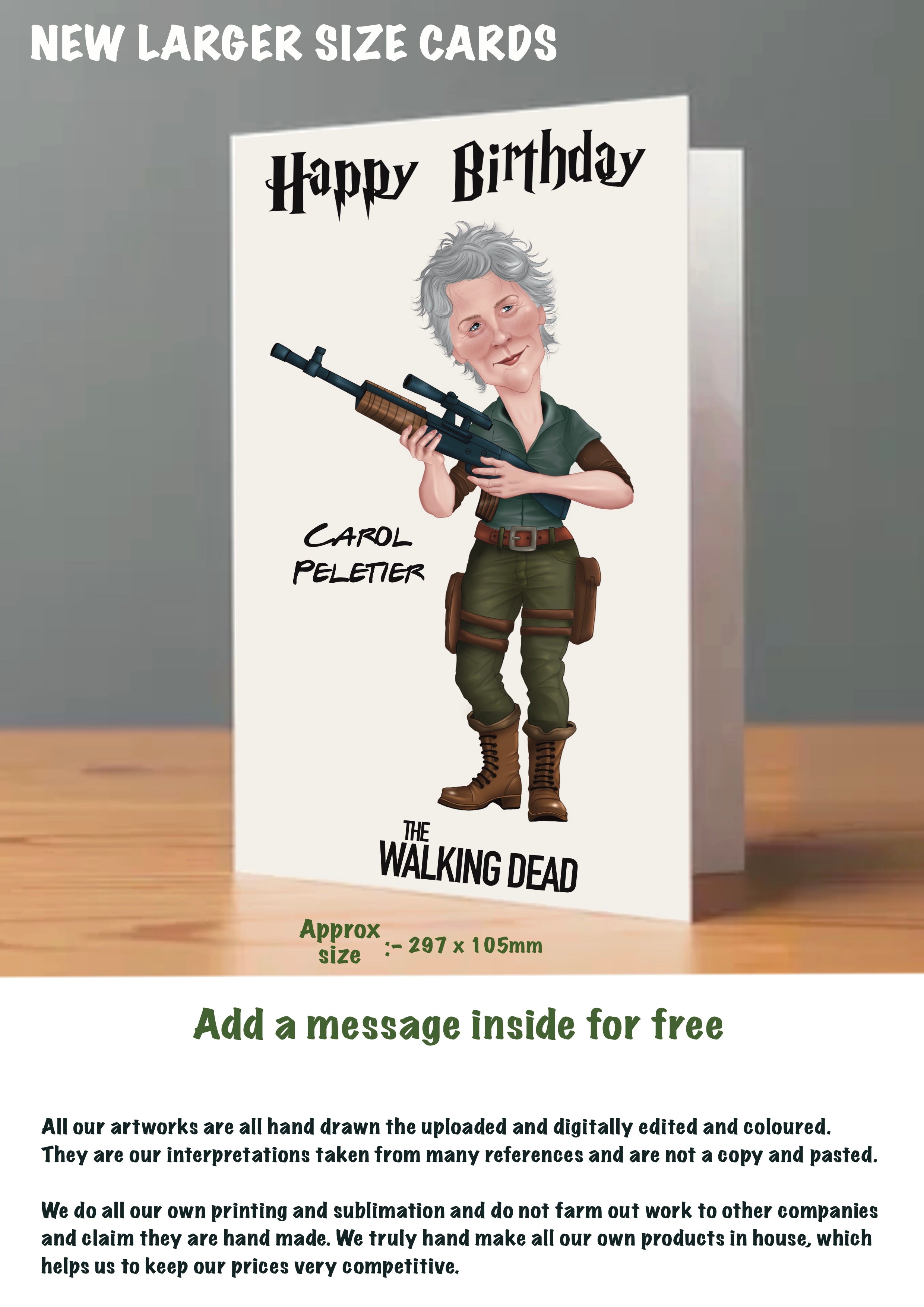 The Walking Dead Birthday Cards
