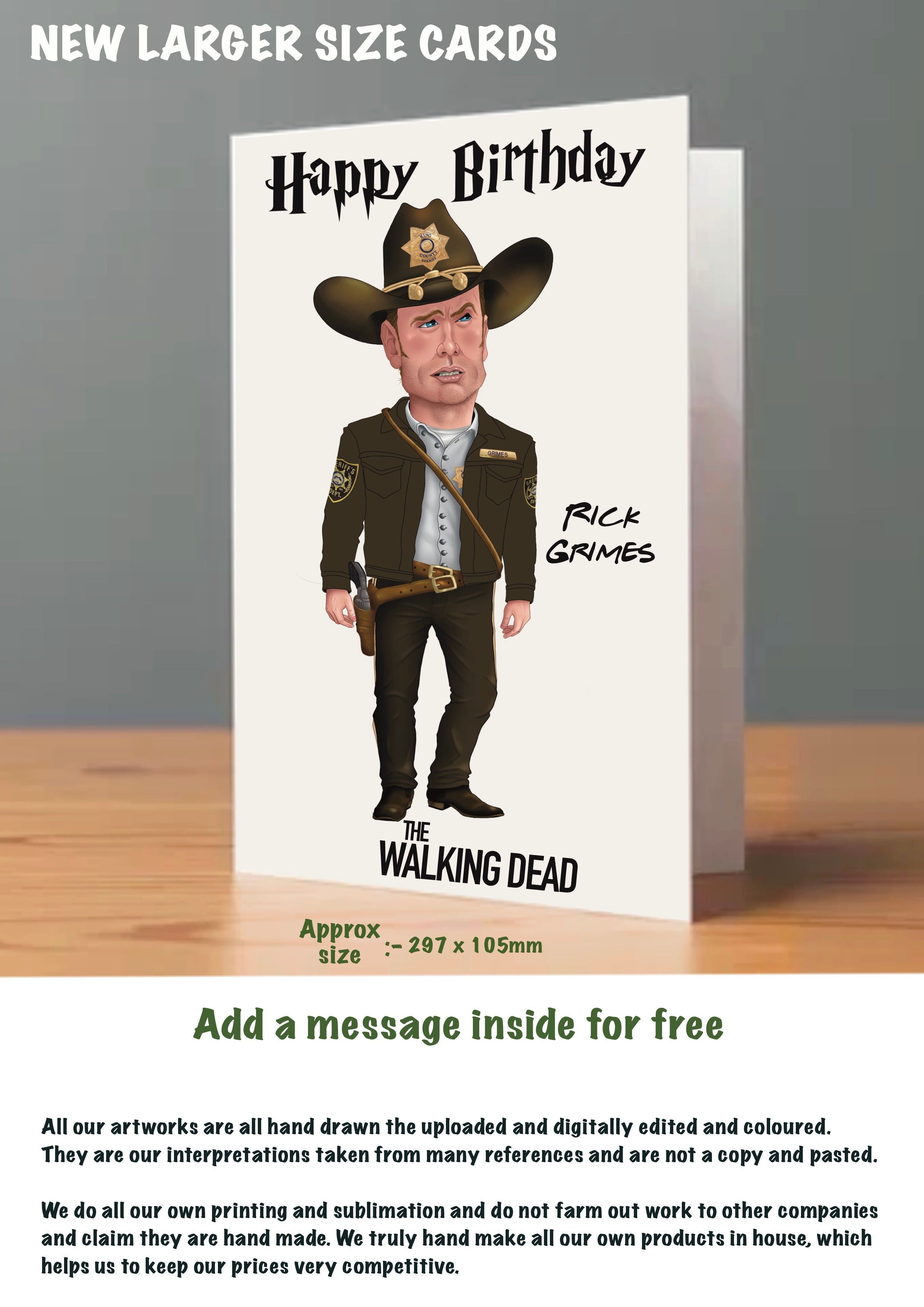The Walking Dead Birthday Cards