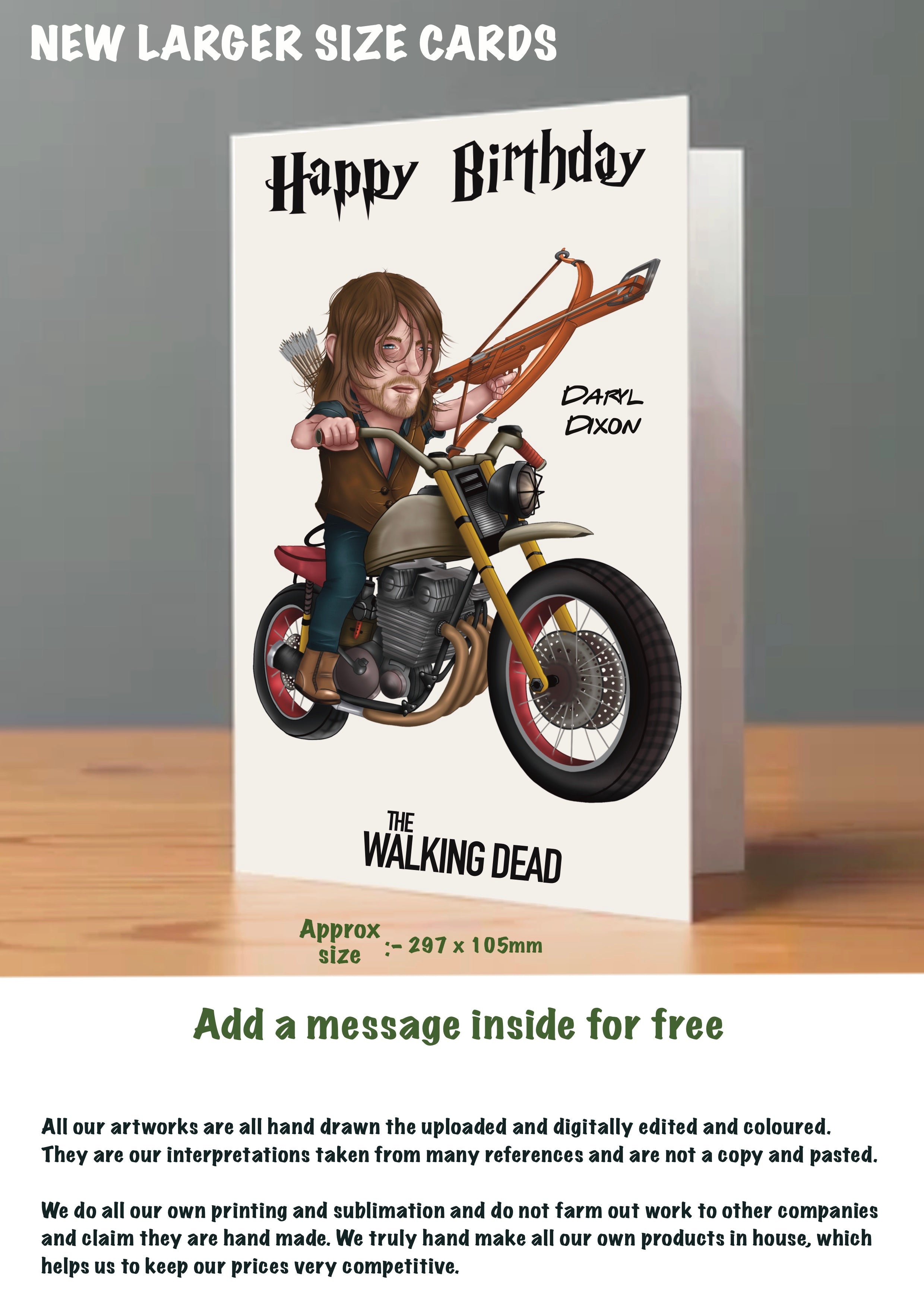 The Walking Dead Birthday Cards