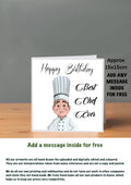 Chef Cards For Him Birthday