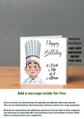Chef Cards For Him Birthday