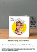 Chef Cards For Her Birthday