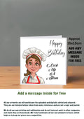 Chef Cards For Her Birthday