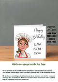 Chef Cards For Her Birthday