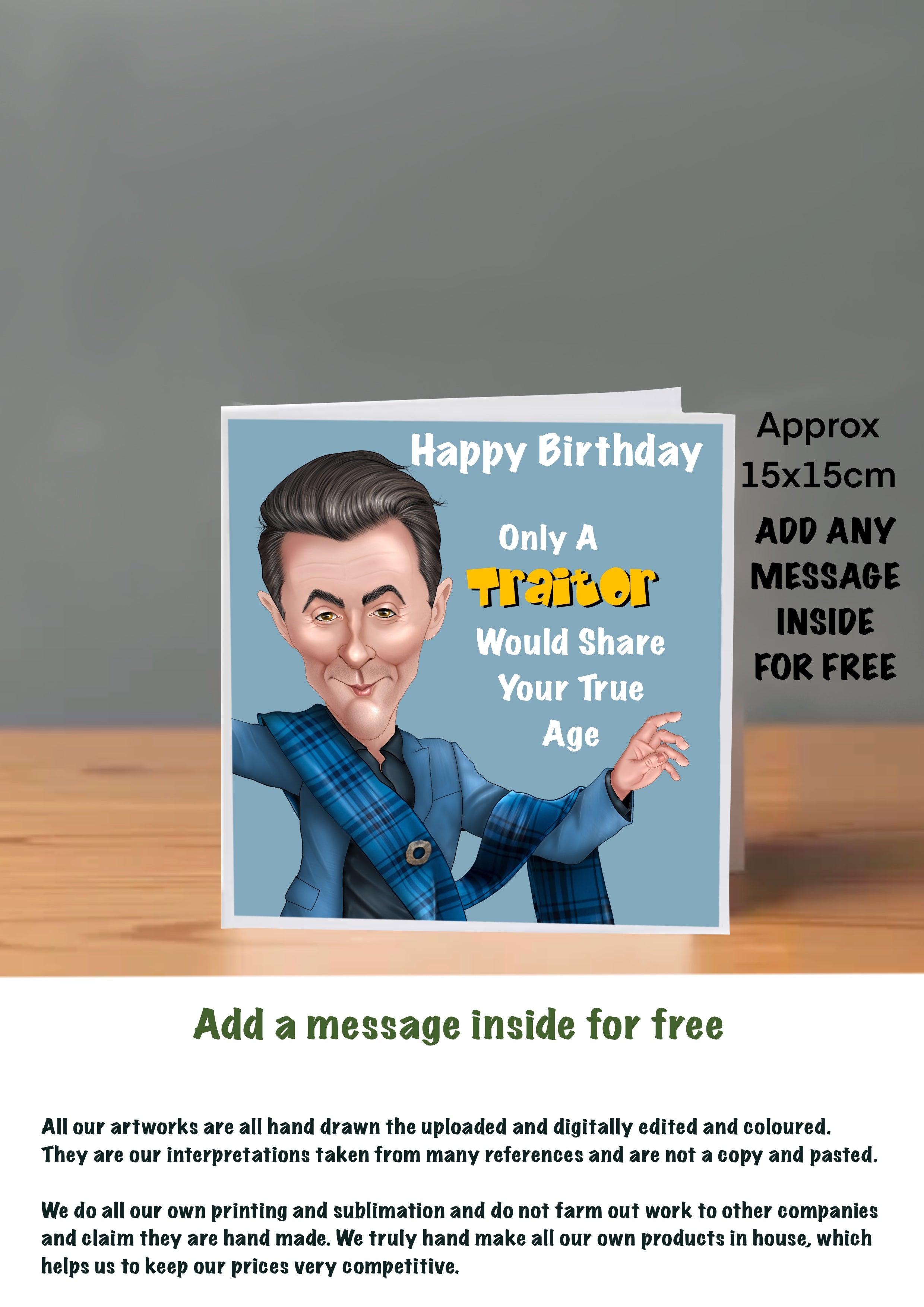 The Traitors Birthday Cards Alan Cumming