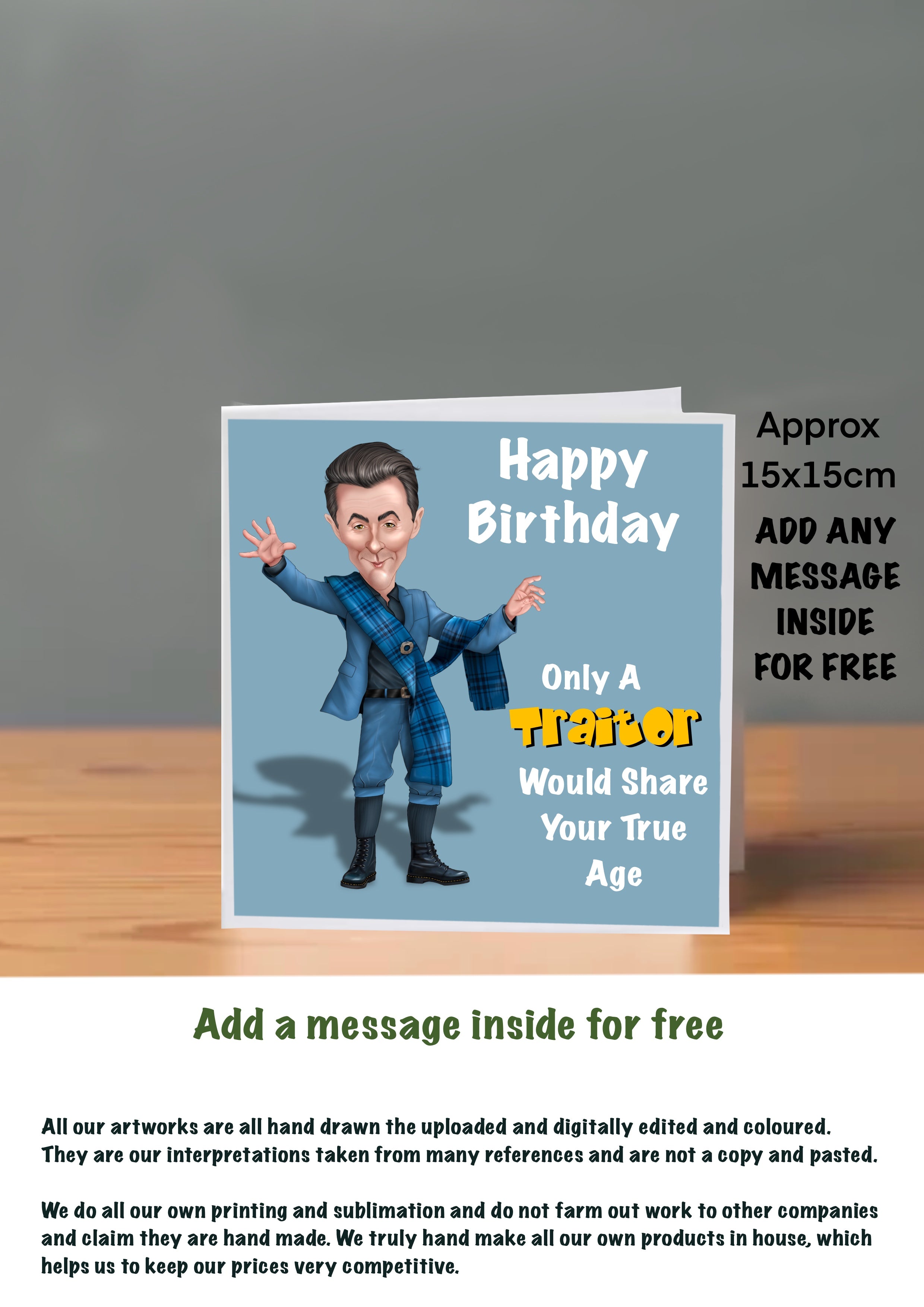 The Traitors Birthday Cards Alan Cumming