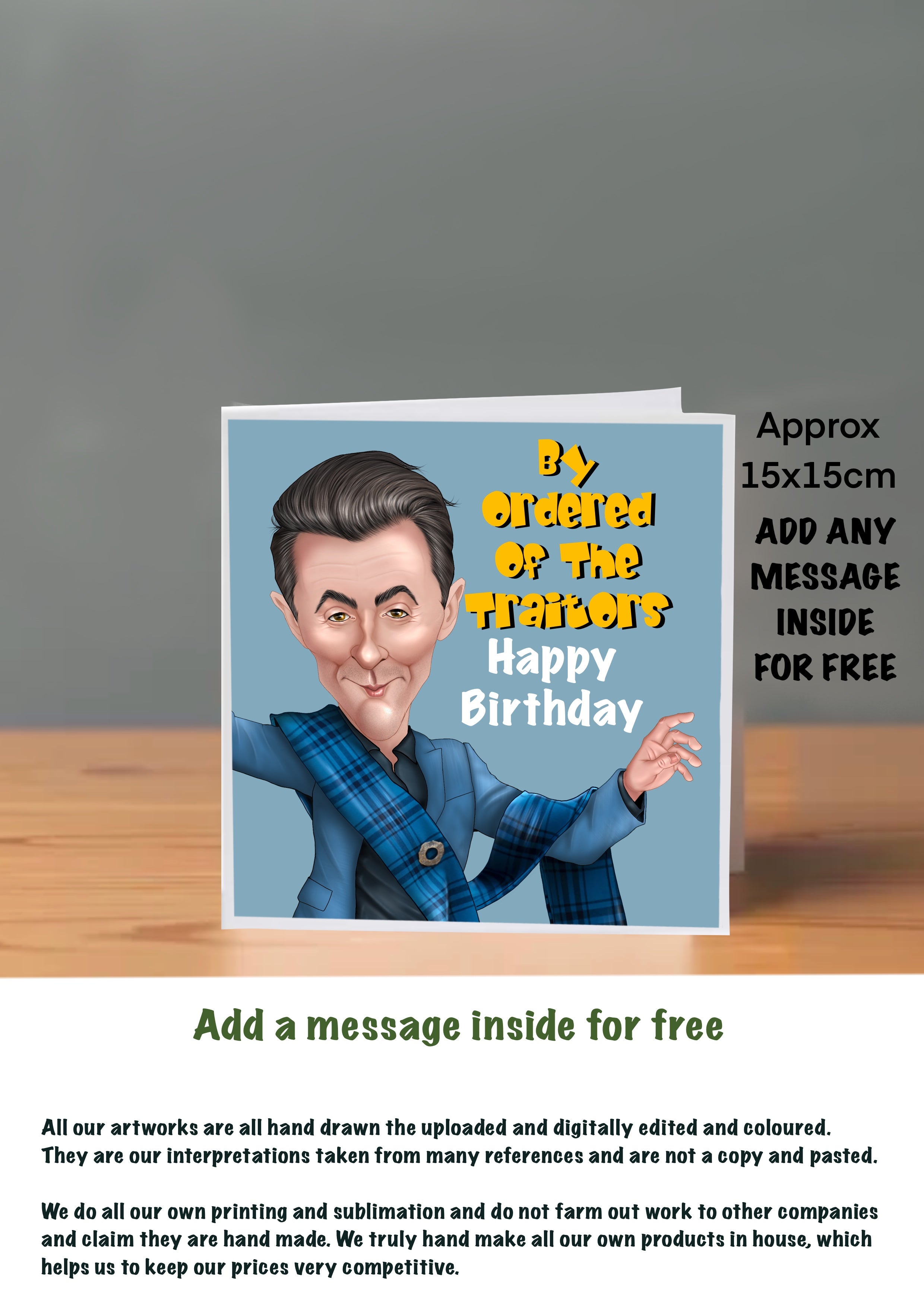 The Traitors Birthday Cards Alan Cumming