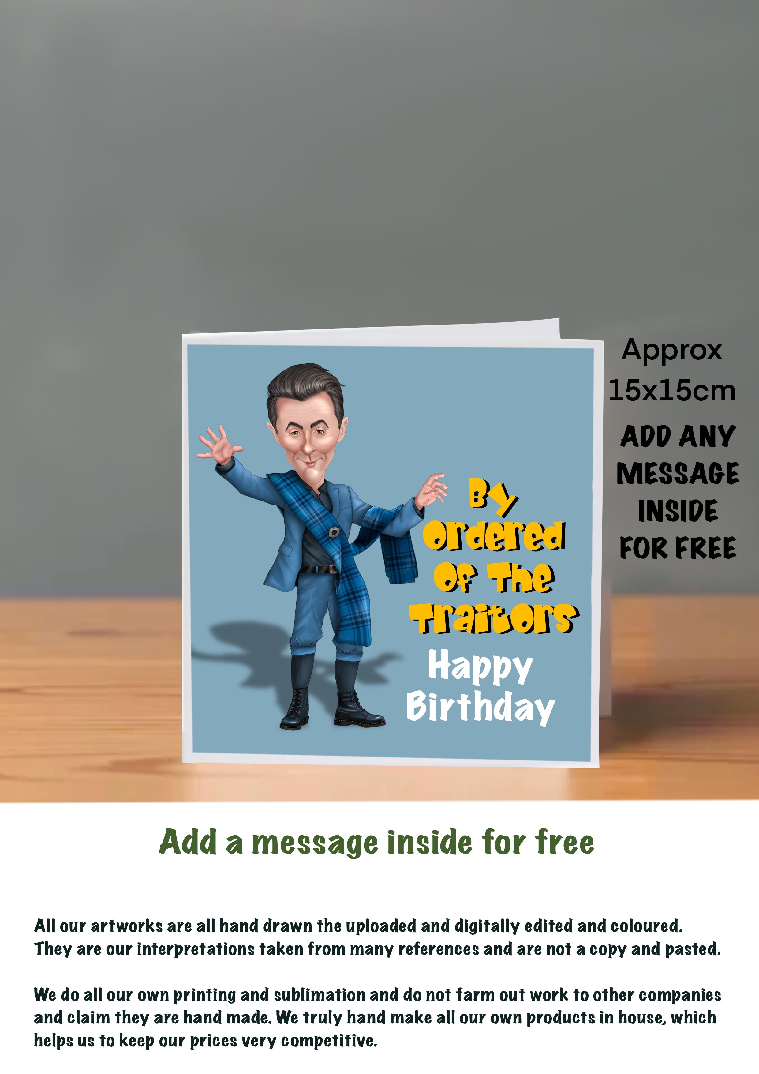 The Traitors Birthday Cards Alan Cumming