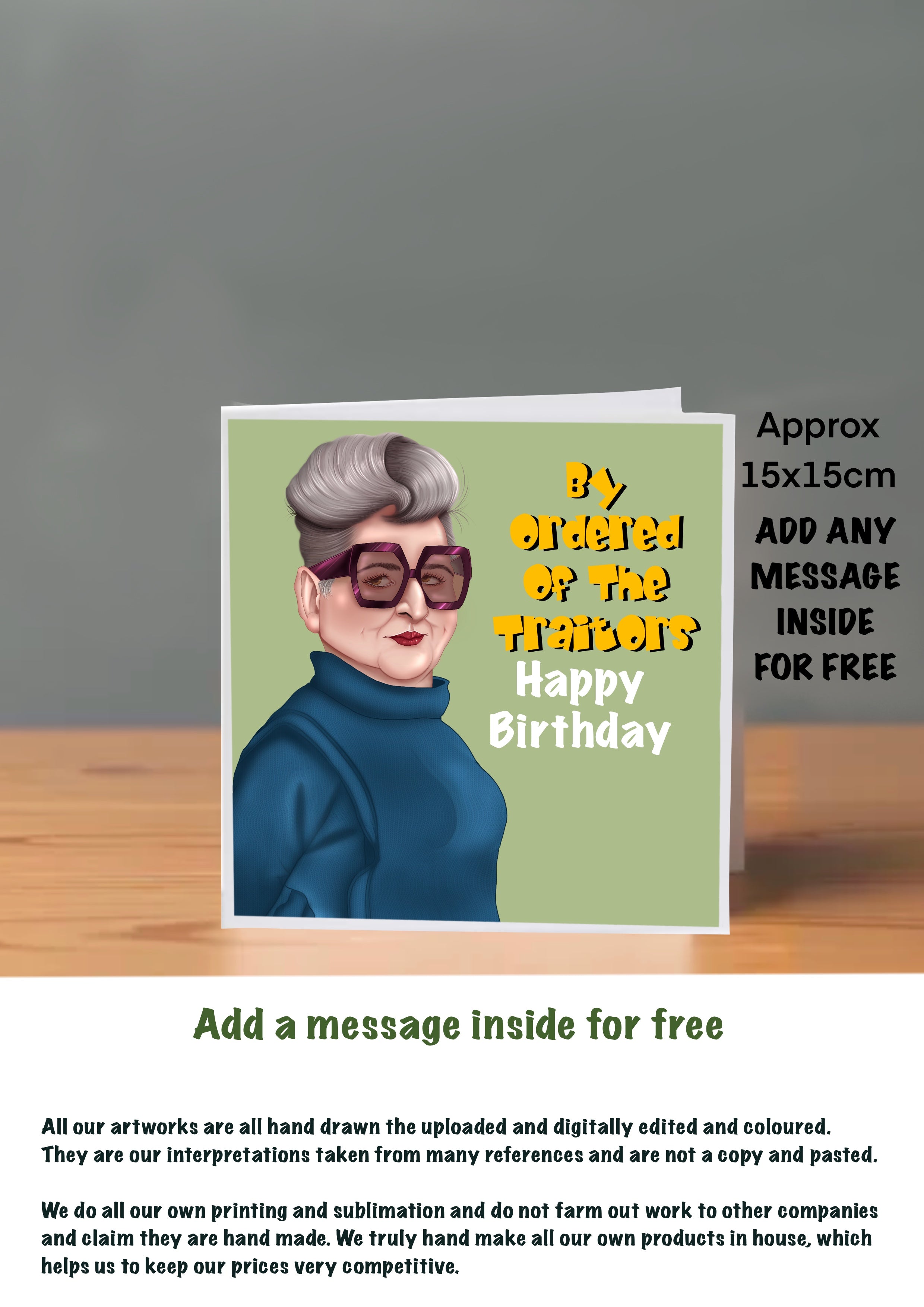 The Traitors Birthday Cards Siobhán McSweeney