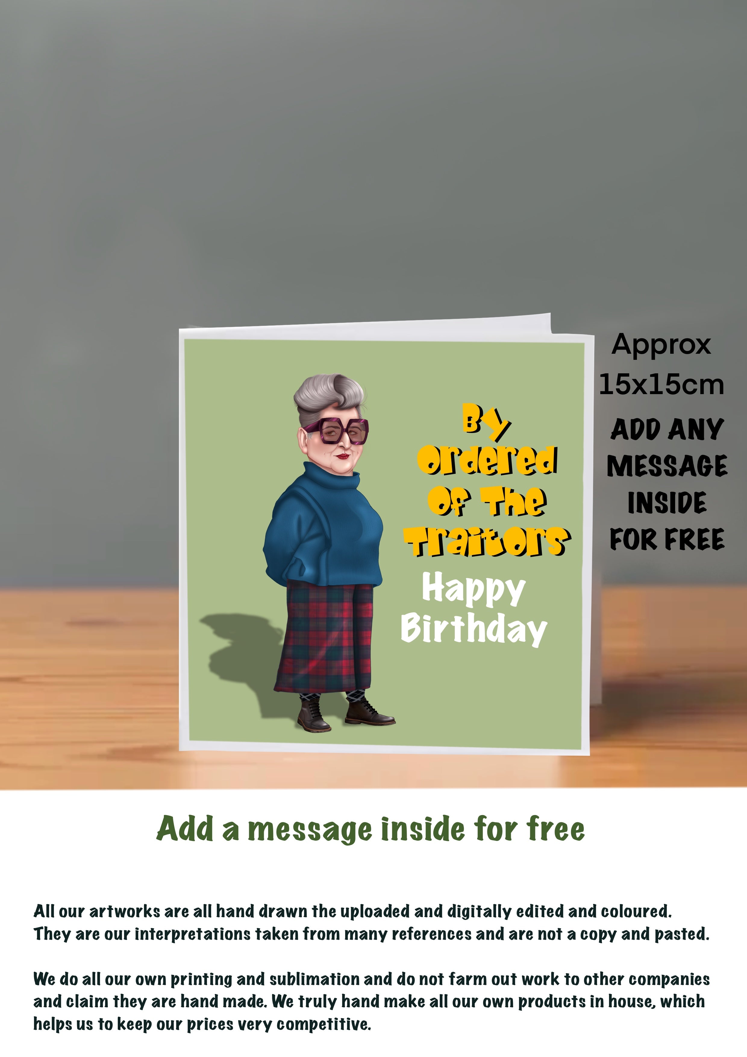 The Traitors Birthday Cards Siobhán McSweeney
