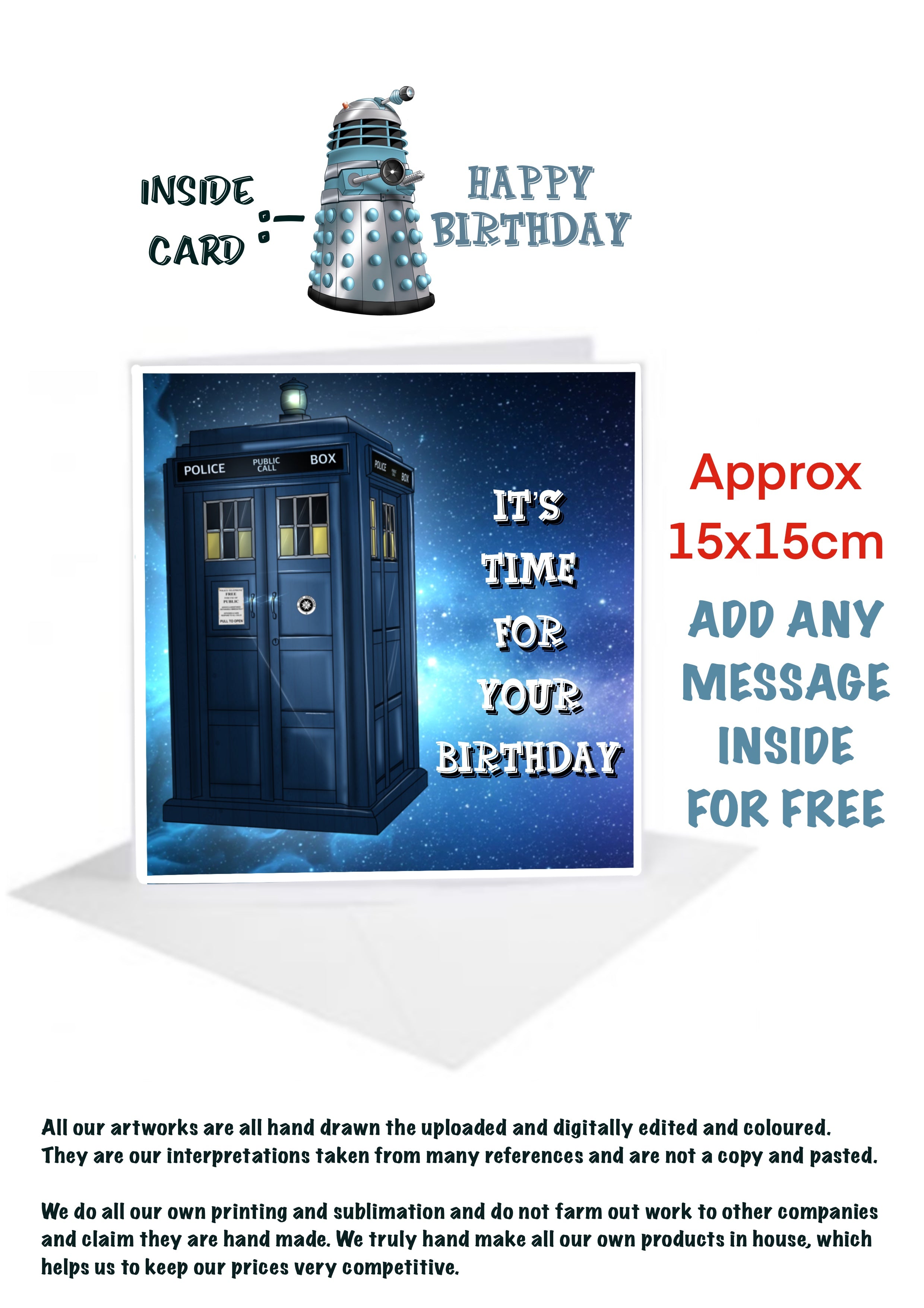Doctor Who Birthday Cards